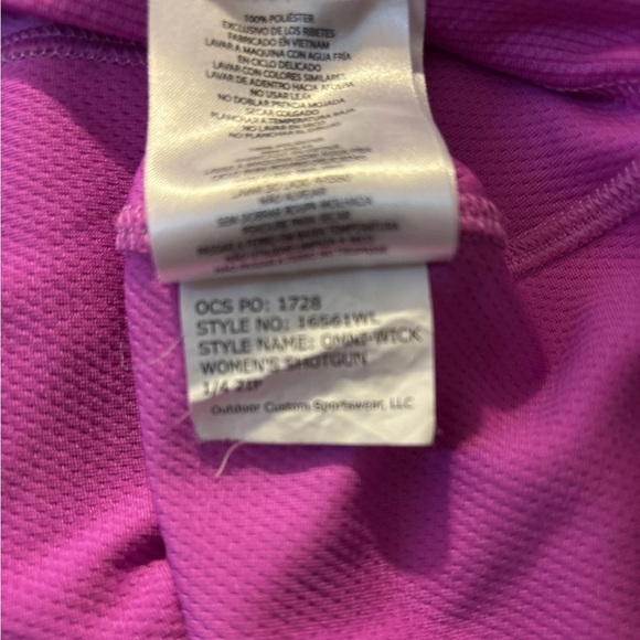 Purdue Columbia Golf Womens Pullover Omni Wick Shotgun 1/4 Zip - Picture 6 of 6